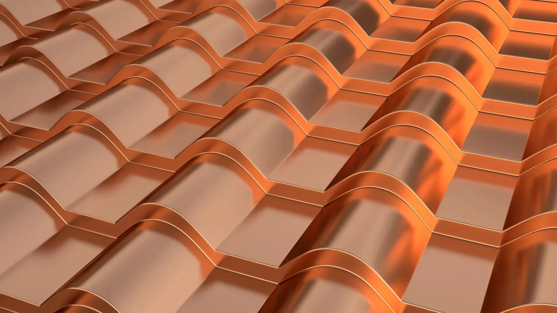 Медная кровля патина