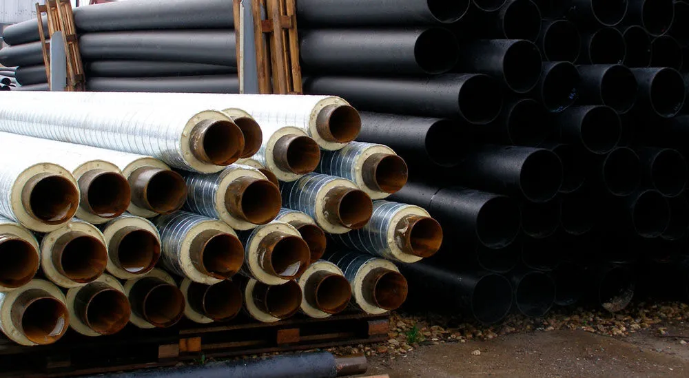 Предизолированная труба антикоррозийная ВУС двухслойная 720х10 мм